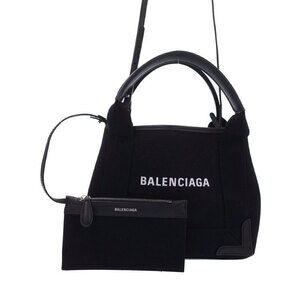 Balenciaga Navy Blue Cabas XS Bag